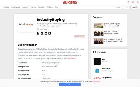 IndustryBuying | YourStory