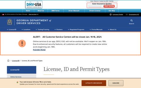 Georgia Department of Motor Vehicles (GA) - DMV - Driver's ...