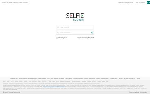 SELFIE - New Trading & Investment Platform | Geojit Financial ...