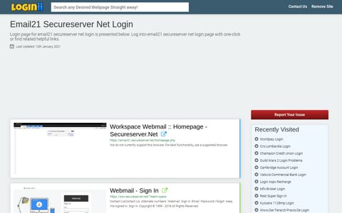 Email21 Secureserver Net Login - Loginii.com