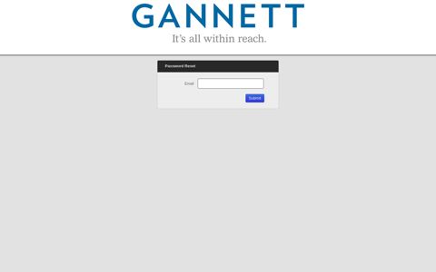 Gannett - Login