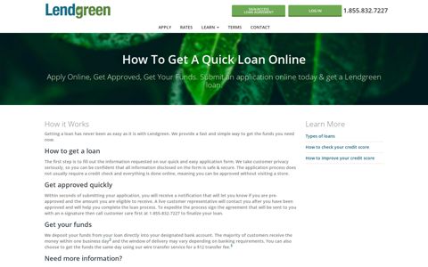 How To Get A Quick Loan Online with Lendgreen