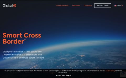 Global-e: Homepage