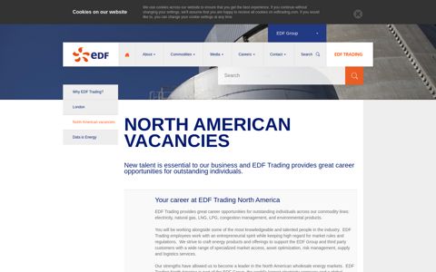 North American vacancies - EDF