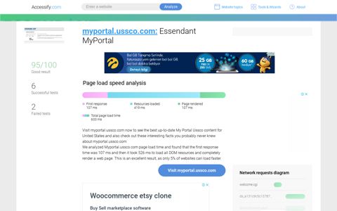 Access myportal.ussco.com. Essendant MyPortal