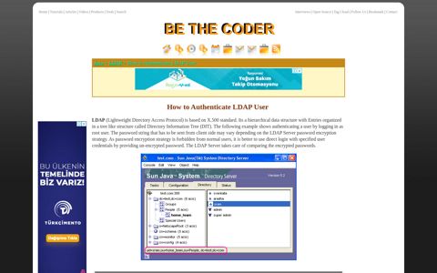 BE THE CODER > Java > LDAP Directory Access > How to ...