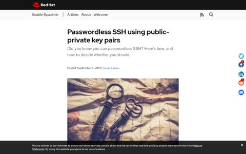 Passwordless SSH using public-private key pairs | Enable ...