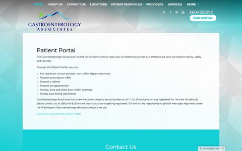 Patient Portal - Gastroenterology Associates
