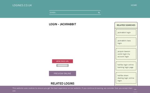 Login - JackRabbit - General Information about Login - Logines.co.uk