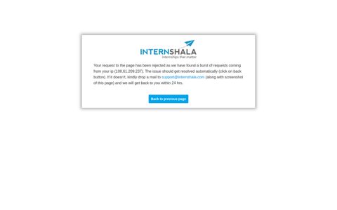 Internships | Summer Internship 2020 - Internshala