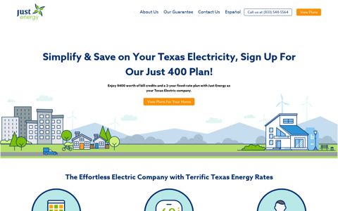 Just Energy: Homepage