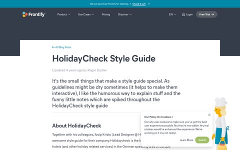 HolidayCheck Style Guide | Frontify