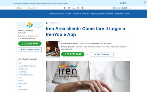Iren Area clienti: Come fare il Login a IrenYou e App