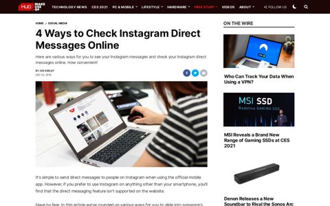4 Ways to Check Instagram Direct Messages Online
