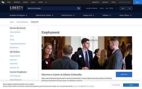 Employment | Human Resources | Liberty University