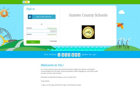 Sumter County Schools - IXL