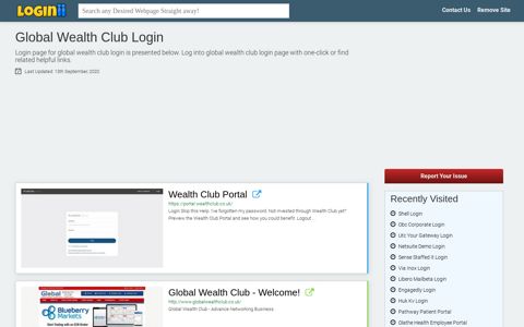 Global Wealth Club Login - Loginii.com