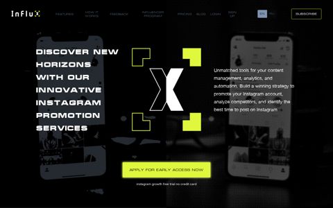 InfluX - Instagram Growth Service