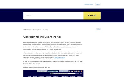 Configuring the Client Portal – eVetPractice.com