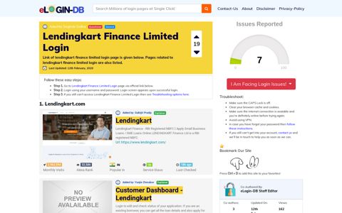 Lendingkart Finance Limited Login