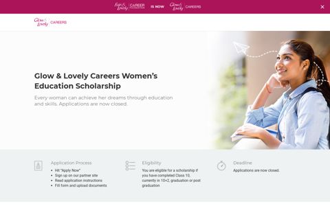 Glow & Lovely Careers Women's Education Scholarship