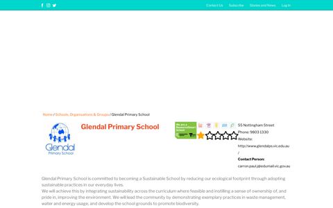 Home – Glendal Primary School – CERES Sustainability Hub