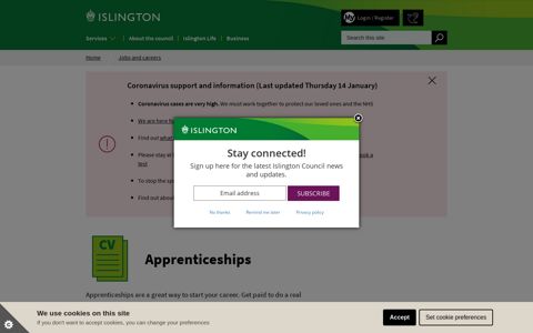 Apprenticeships | Islington Council