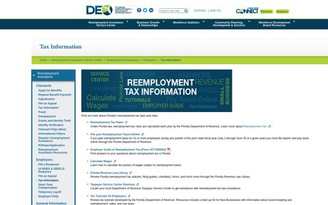 Tax Information - FloridaJobs.org