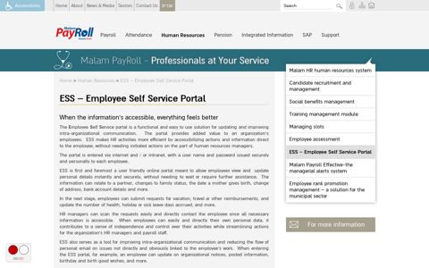 ESS – Employee Self Service Portal | Human Resources ...