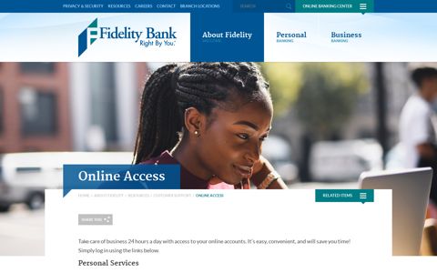 Login to your Fidelity Bank Online Account | Fidelity Bank