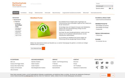 WebMail-Portal - FH Dortmund