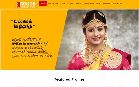 Home | Welcome to Gouds Matrimonial, GOUDS, GOUD ...