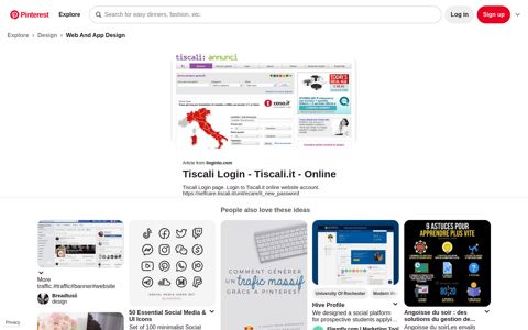 Tiscali Login | Login, Login page, Online website - Pinterest