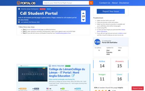 Cdl Student Portal