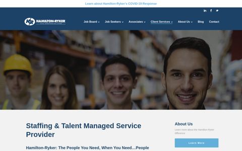 Staffing & Talent Managed Service Provider | Hamilton-Ryker™