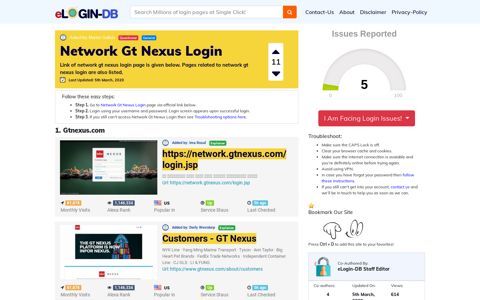 Network Gt Nexus Login