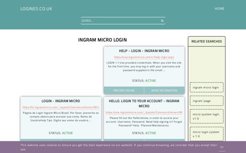 ingram micro login - General Information about Login