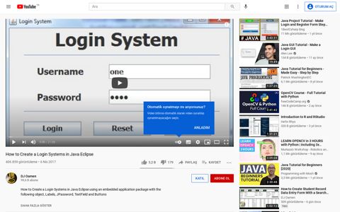 How to Create a Login Systems in Java Eclipse - YouTube