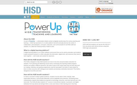 PowerUp / HUB - Houston ISD