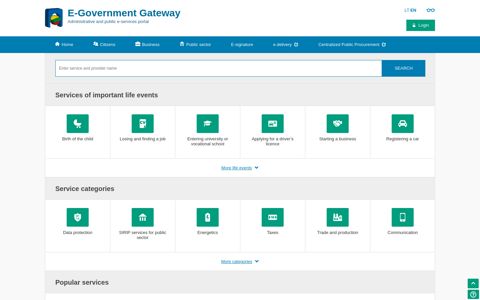 E-Government Gateway