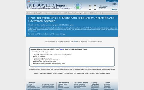 NAID Application - Hudhomestore.com