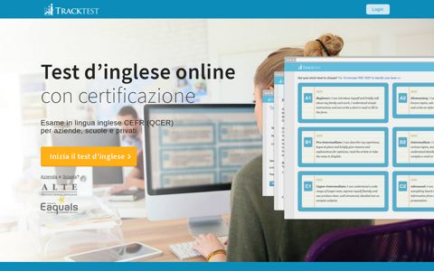 Il test inglese on-line TrackTest