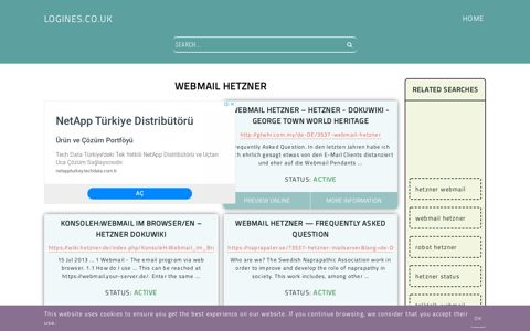 webmail hetzner - General Information about Login