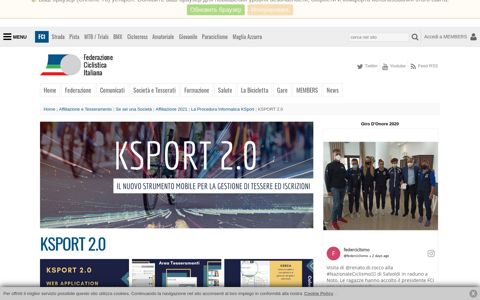KSPORT 2.0 - FCI