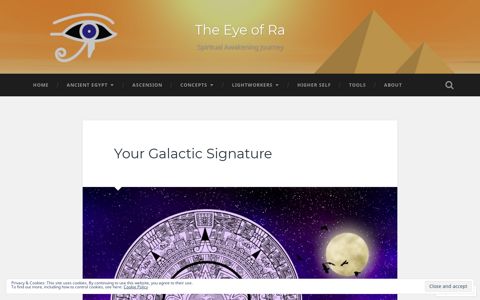 Your Galactic Signature – The Eye of Ra