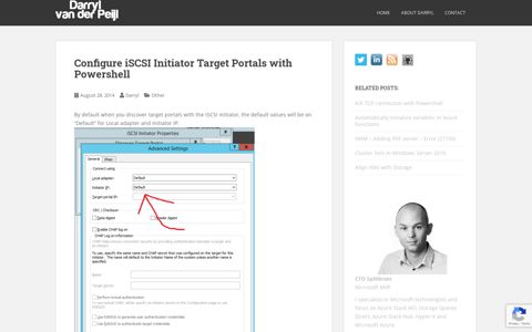 Configure iSCSI Initiator Target Portals with Powershell