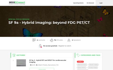 Hybrid imaging: beyond FDG PET/CT - ESR Connect