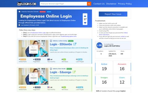 Employease Online Login - Logins-DB