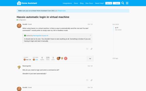 Hassio automatic login in virtual machine - Home Assistant ...