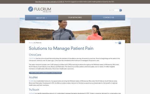 Our Networks – Fulcrum Health Inc.